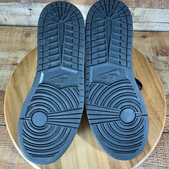 Nike Air Jordan 1 Shoes Mens 12 Green Black White Mid Tropical Twist 554724-132 - Picture 6 of 7